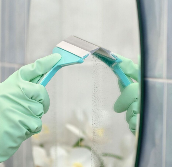 Водосгон - скребок 2в1, съемное лезвие 19х19см. / Скребок для авто